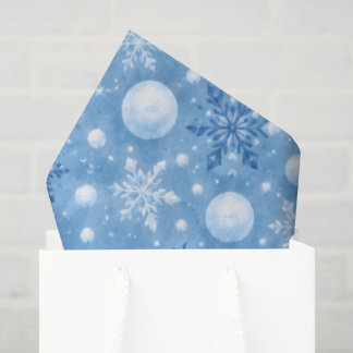 Papel De Seda Nieve Invernal