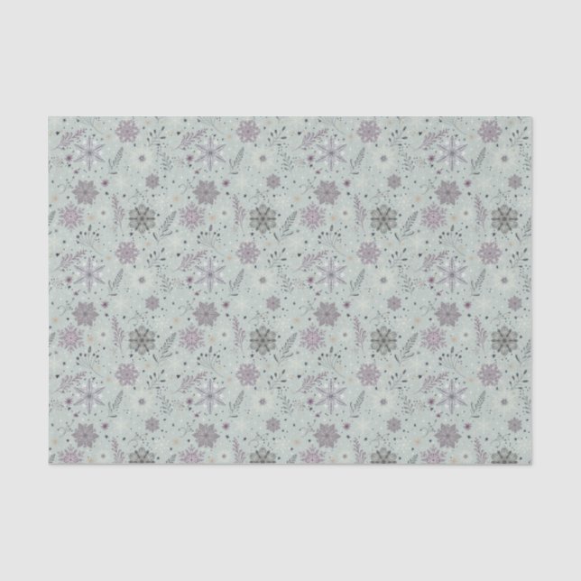 Papel De Seda Nieve Vintage (Anverso)