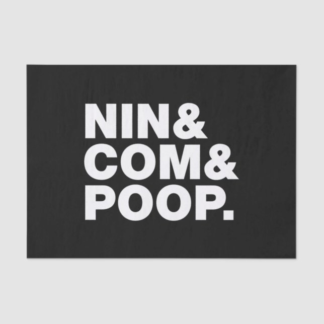 PAPEL DE SEDA NIN & COM & POOP. (Anverso)