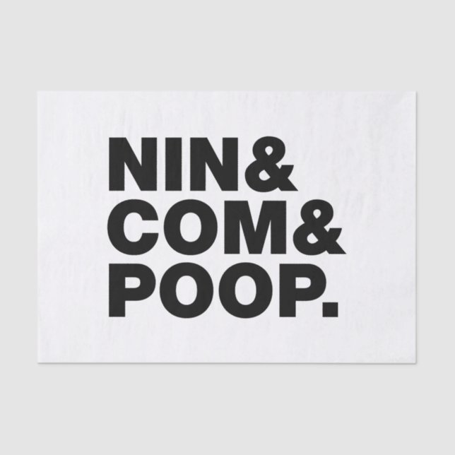 PAPEL DE SEDA NIN & COM & POOP. (Anverso)
