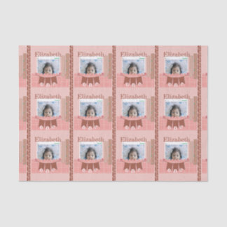 Papel De Seda Niña bebé primer libro de cricket rosado de cumple