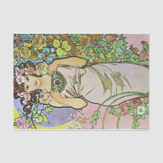 Papel De Seda Niña Flor (Anverso)