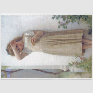 Papel De Seda Niña pequeña, Bouguereau