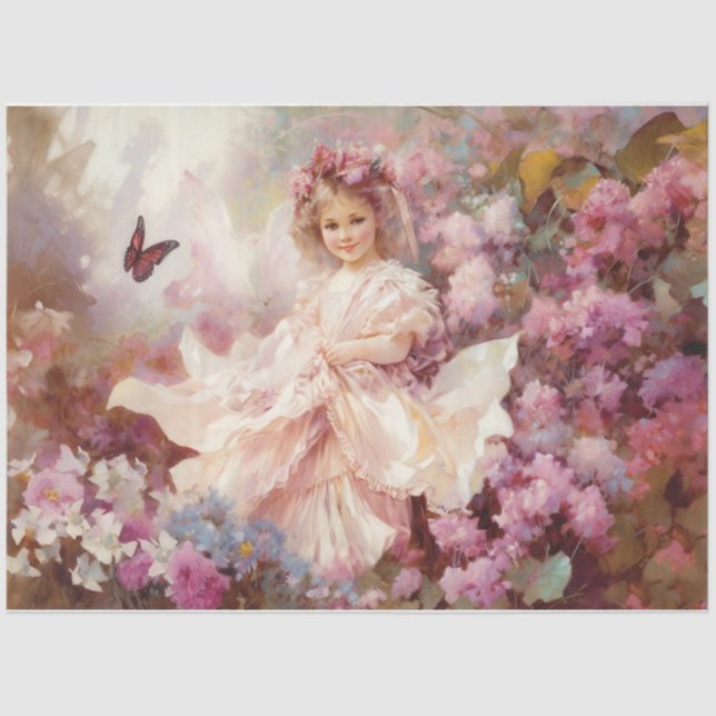 Papel De Seda Niña victoriana (Anverso)