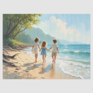 Papel De Seda Niñez costera