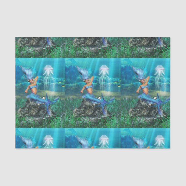 Papel De Seda Ninfa de mar (Anverso)