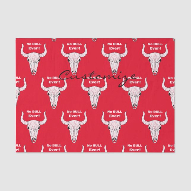 Papel De Seda Ningún Bull Nunca Thunder_Cove (Anverso)