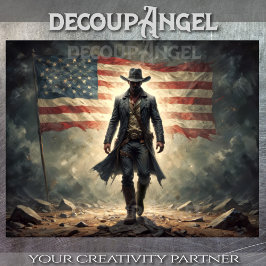 Papel De Seda Niño Americano Patriótico - Desnudo -