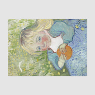 Papel De Seda Niño con Naranja, Vincent Van Gogh