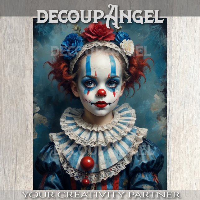 Papel De Seda Niño con traje de payaso - Desnudo - (Subido por el creador)