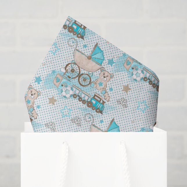 Papel De Seda Niño de Cochecito (Bolsa de regalo)