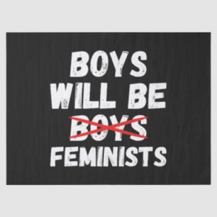 Papel De Seda Niño Feminista - Los chicos serán feministas II