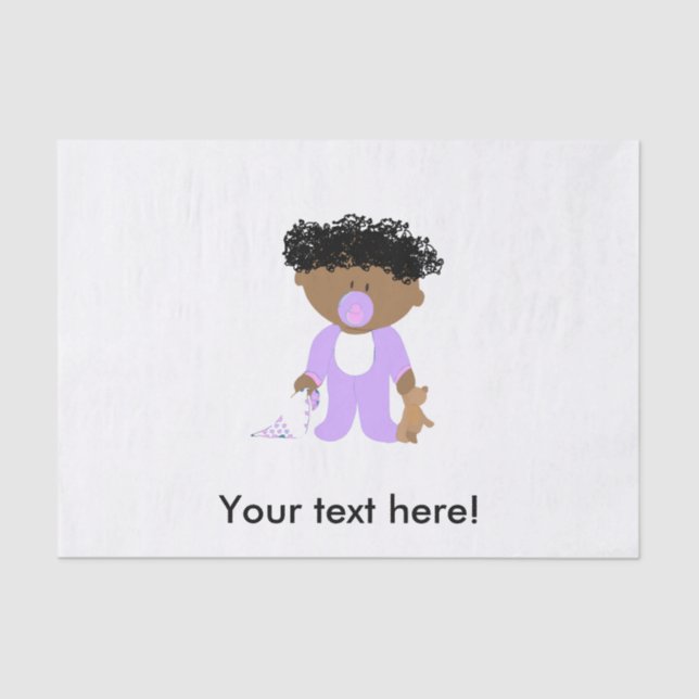 Papel De Seda Niño personalizado (Anverso)