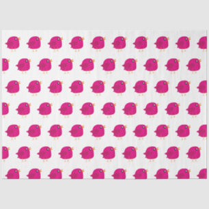 Papel De Seda Niños adorables pájaros