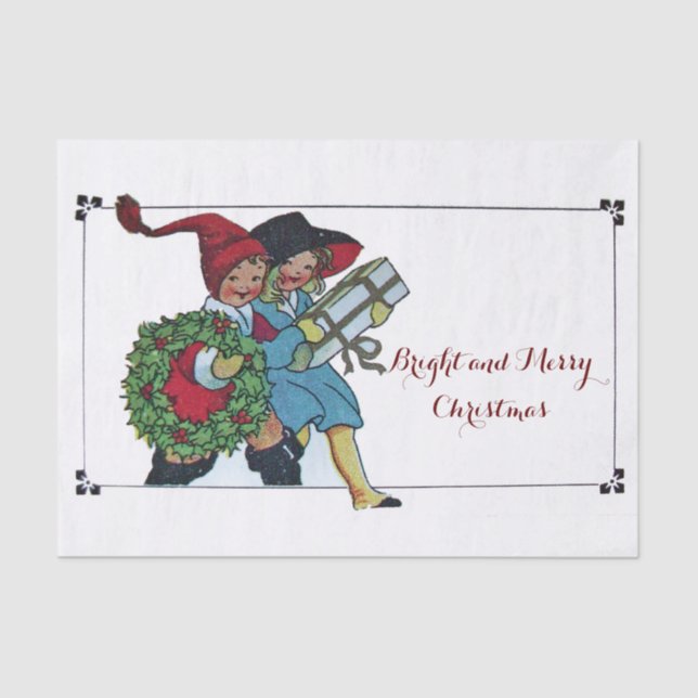 Papel De Seda NIÑOS CON NAVIDADES GIFAN hielo (Anverso)