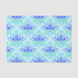 Papel De Seda Niños Cuidados Tropical Blue Ocean Sea Turtle