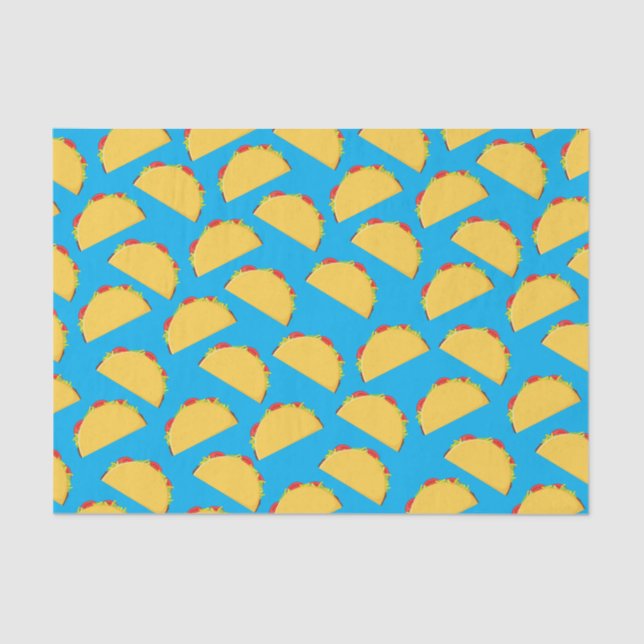 Papel De Seda Niños de Cute Taco primer Fiesta de cumpleaños com (Anverso)