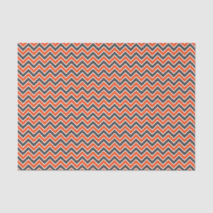 Papel De Seda Niños Halloween Chevron Negrita Naranja Blanco Neg