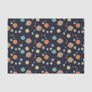 Papel De Seda Niños Planetas de sistemas solares Saturn Jupiter 