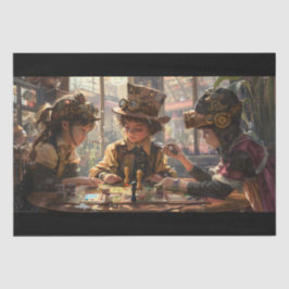 Papel De Seda Niños Steampunk