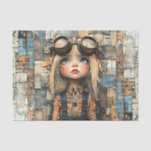 Papel De Seda Niños Steampunk III