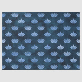 Papel De Seda Niveles de agua en el oscuro azul