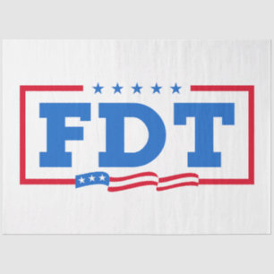 Papel De Seda No a Trump, divertido anti-Trump con el FDT
