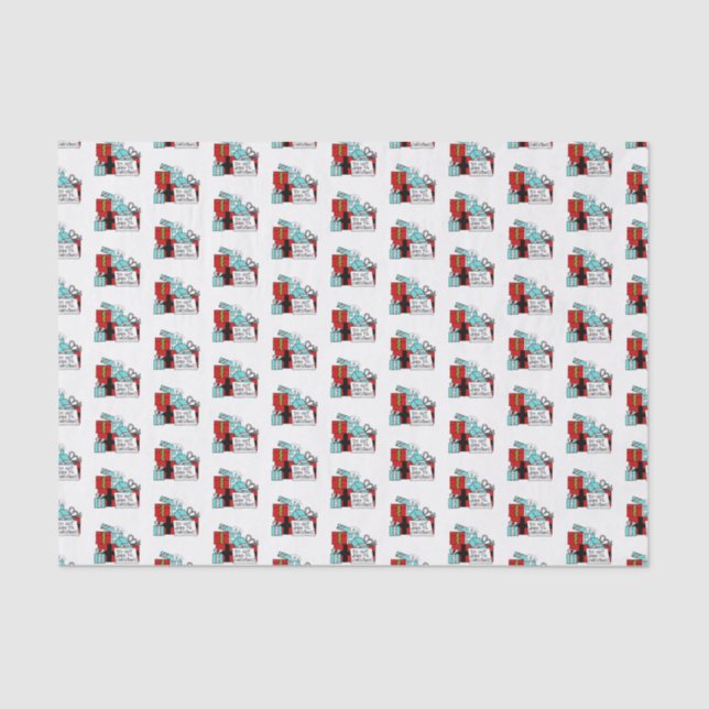 Papel De Seda No Abrir Hasta Navidad Regalos Navidad (Anverso)