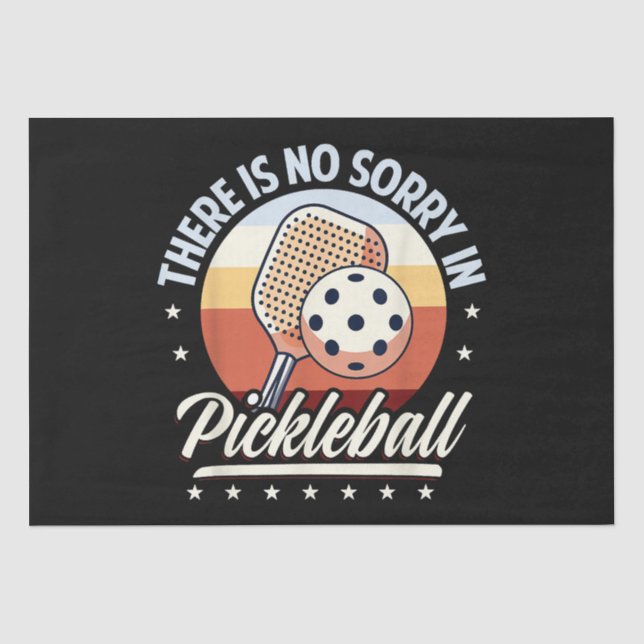 Papel De Seda No Hay Perdón En El Pickleball (Anverso)