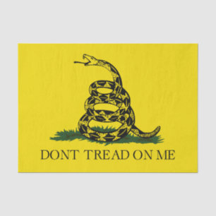 Papel De Seda No Pises en Mi bandera Gadsden