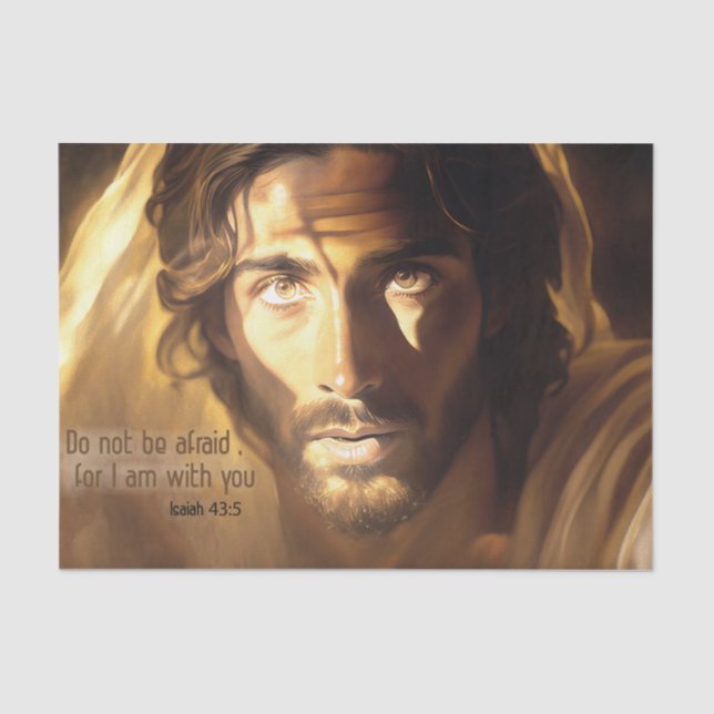 Papel De Seda No tengas miedo, estoy contigo. (Anverso)