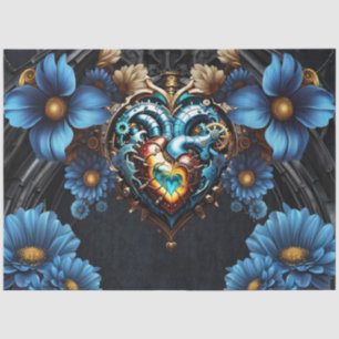 Papel De Seda Noble corazón de vapor