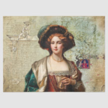 Noblewoman y letras italianas