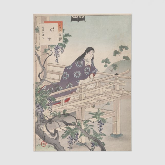 Papel De Seda Noblewomen of the Tokugawa Period, 36 Beauties     (Anverso)