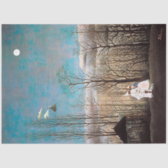 Papel De Seda Noche de Carnaval, Rousseau (Anverso)