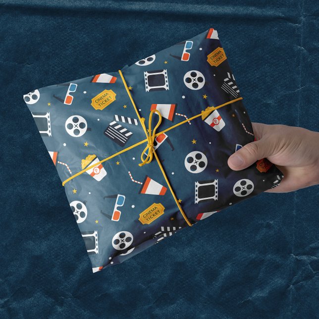 Papel De Seda Noche de cine Icónica Familia Diversión oscuro (Subido por el creador)