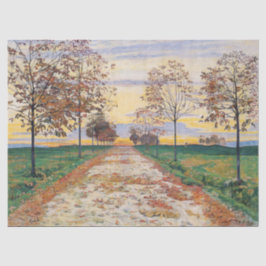 Papel De Seda Noche de otoño (por Ferdinand Hodler)