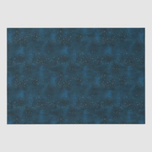Papel De Seda Noche estelar celestial azul y blanca