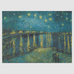 Papel De Seda Noche estrellada de Vincent van Gogh