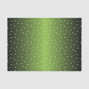 Papel De Seda Noche estrellada en verde limón brillante