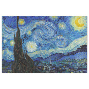 Papel De Seda Noche estrellada, Vincent van Gogh