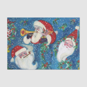Papel De Seda NOCHE navidad / TRES SANTA