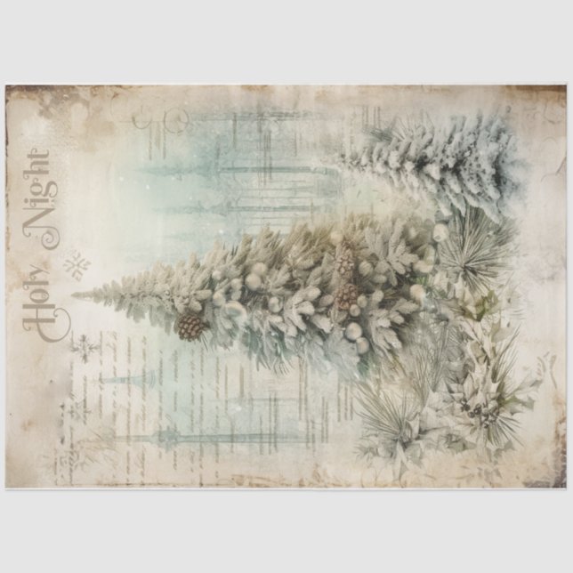 Papel De Seda Noche Santa (Anverso)