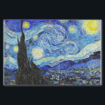 Papel De Seda Noche Van Gogh Starry<br><div class="desc">Noche estrellada, junio de 1889 en la parte delantera. El pintor holandés post-impresionista que póstumamente se convirtió en una de las figuras más famosas e influyentes en la historia del arte occidental. En una década, creó cerca de 2, 100 obras de arte, incluyendo cerca de 860 pinturas al óleo, la...</div>