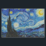 Papel De Seda Noche Van Gogh Starry. Arte vintage impresionista<br><div class="desc">Papel de papel tisular de Van Gogh "La noche estrellada".</div>