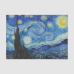 Papel De Seda Noche Van Gogh Starry. Arte vintage impresionista<br><div class="desc">Papel de papel tisular de Van Gogh "La noche estrellada".</div>