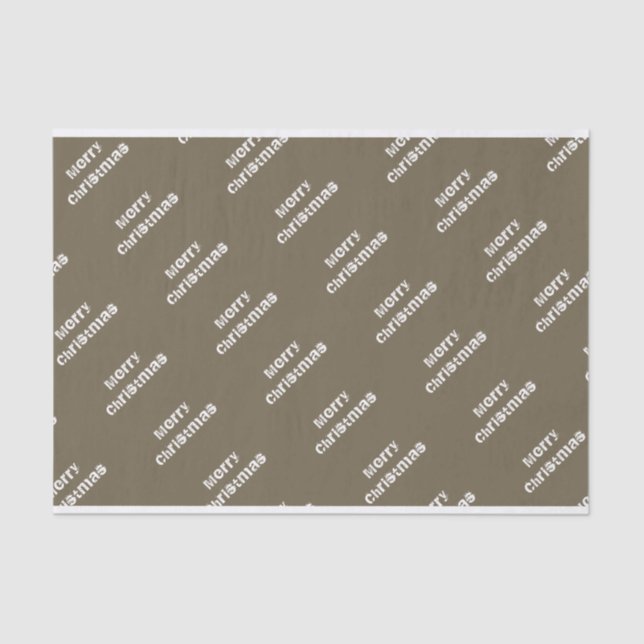 Papel De Seda Nochebuena moderna (Anverso)