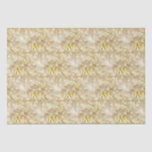 Papel De Seda Nochevieja con gafas de champán