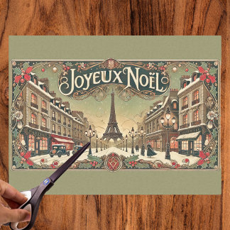 Papel De Seda Noel vintage en París