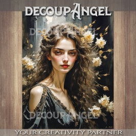 Papel De Seda Noir Elegance - Decoupage -